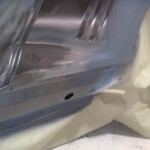 Photographs of a 2014 Chevrolet Camaro that was in an accident and repaired by Elite Paint & Body Shop in West Palm Beach Florida
